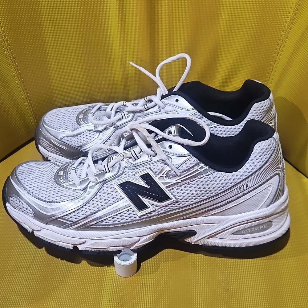 New Balance 740 Sneakers Mesh White Silver U740NW2 Men's Size 12